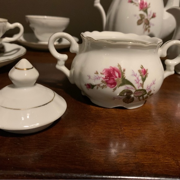 Vintage porcelain china tea set for six - Picture 4 of 9